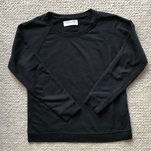 Everlane black crew neck sweatshirt small